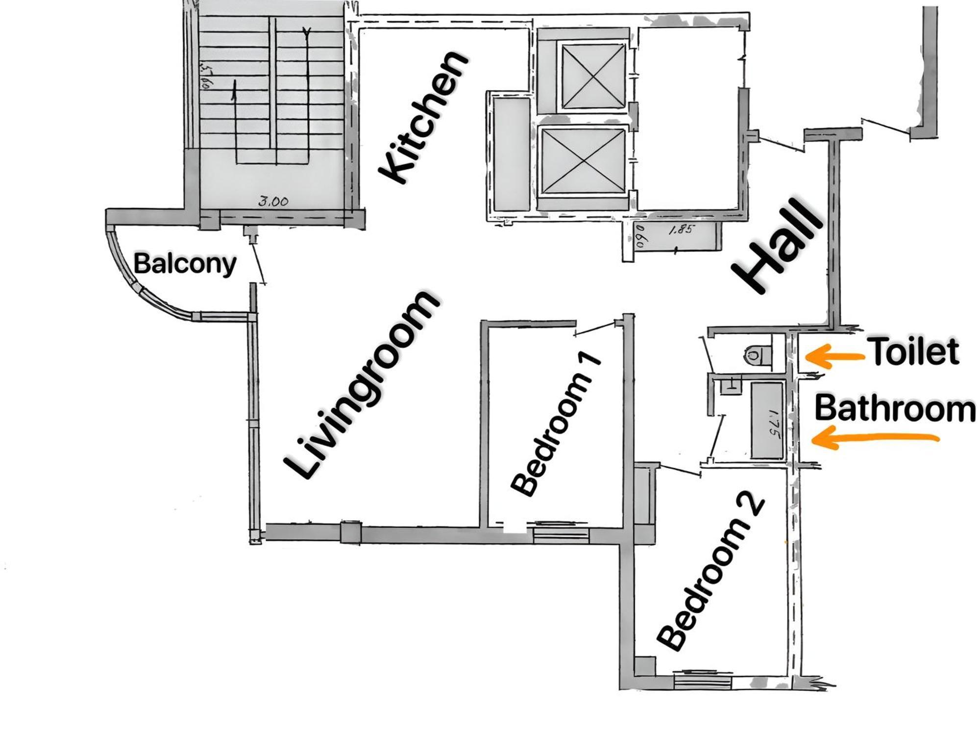 Downtown Big Apartment 塔什干 外观 照片